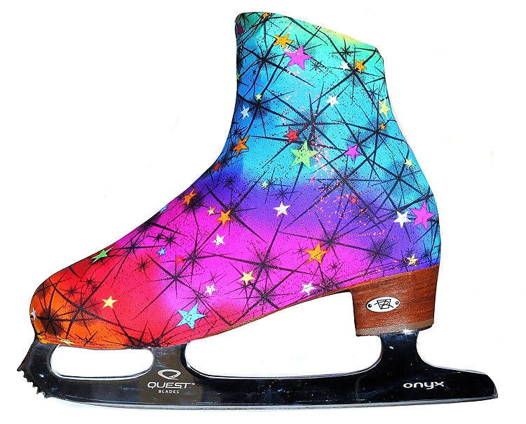 Rainbow - Ice Skating Boot Covers