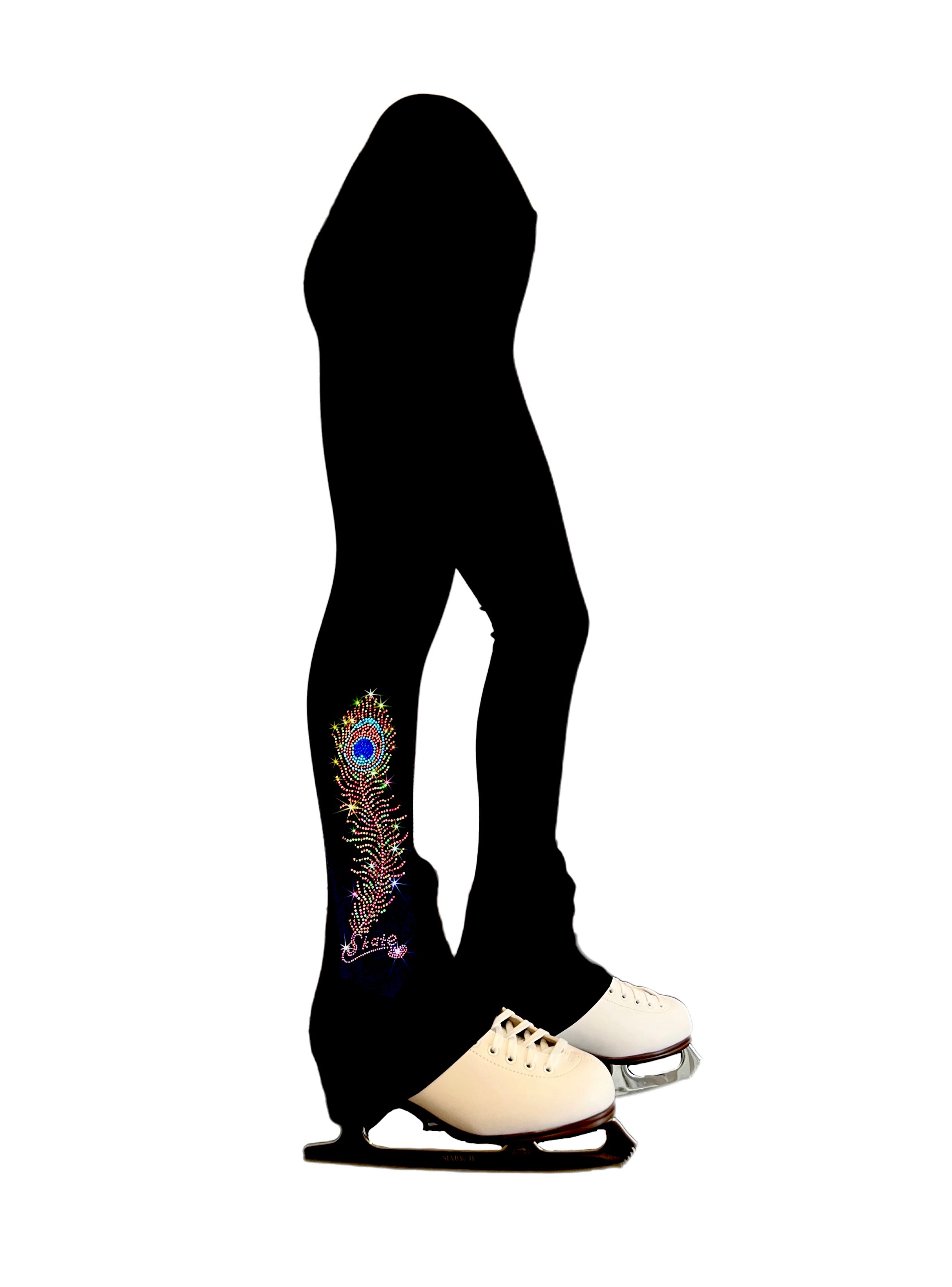 Charming Peacock - Ice Skating Pants