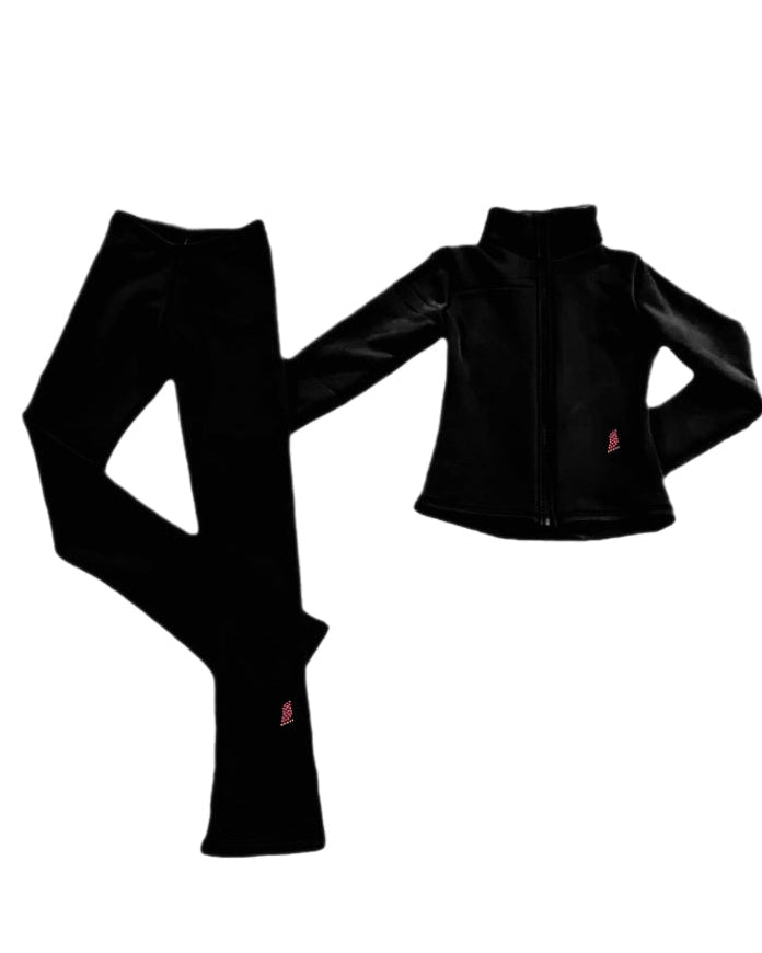 Black - Girls Ice Skating Outfit