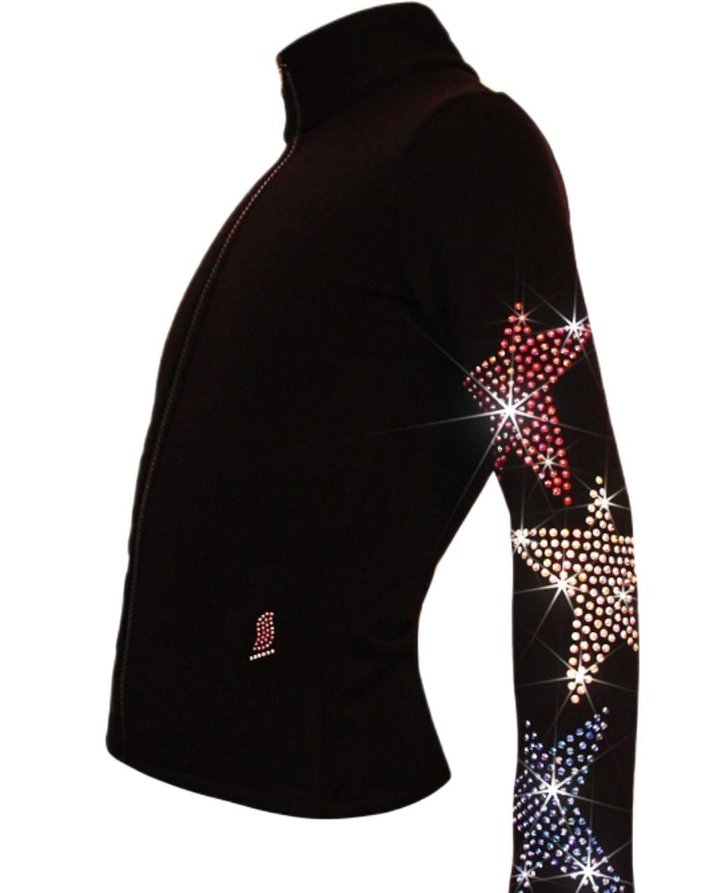 Stars Trio - Girls Ice Skating Jacket