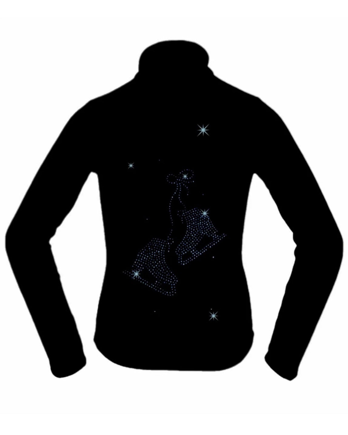 Pair of Skates - Jet Black -Girl Ice Skating Jacket