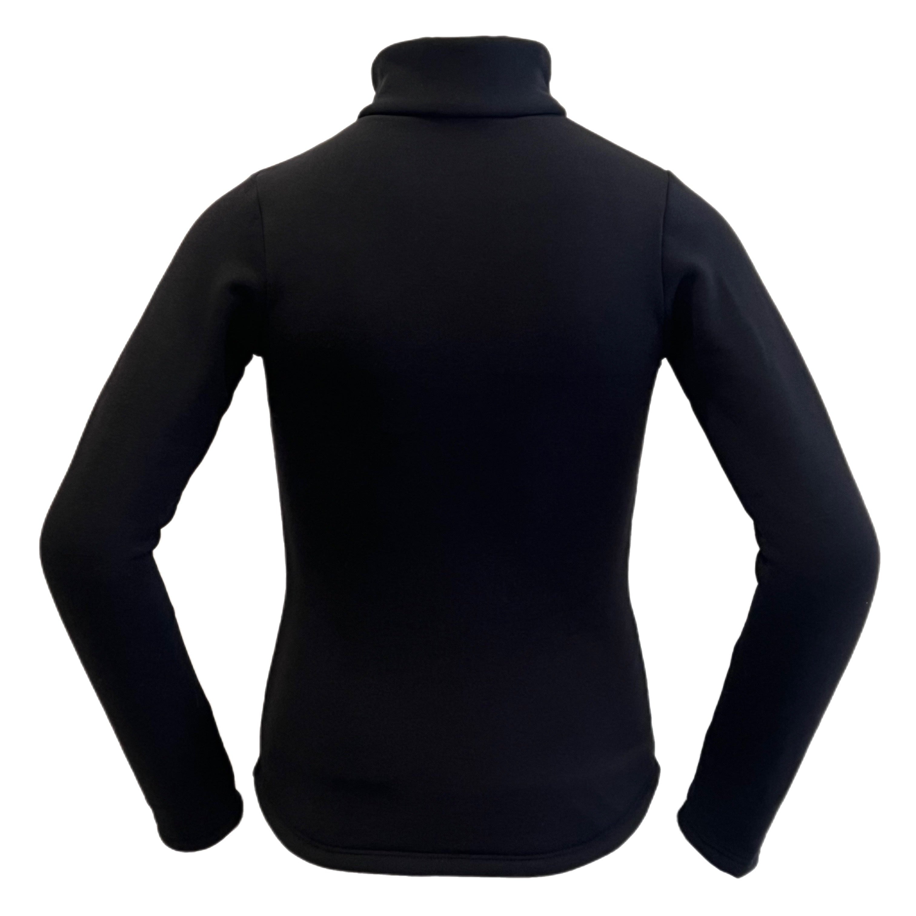 Black - Polartec - Original - Plain- Girls/Woman - Ice Skating Jacket - No Design