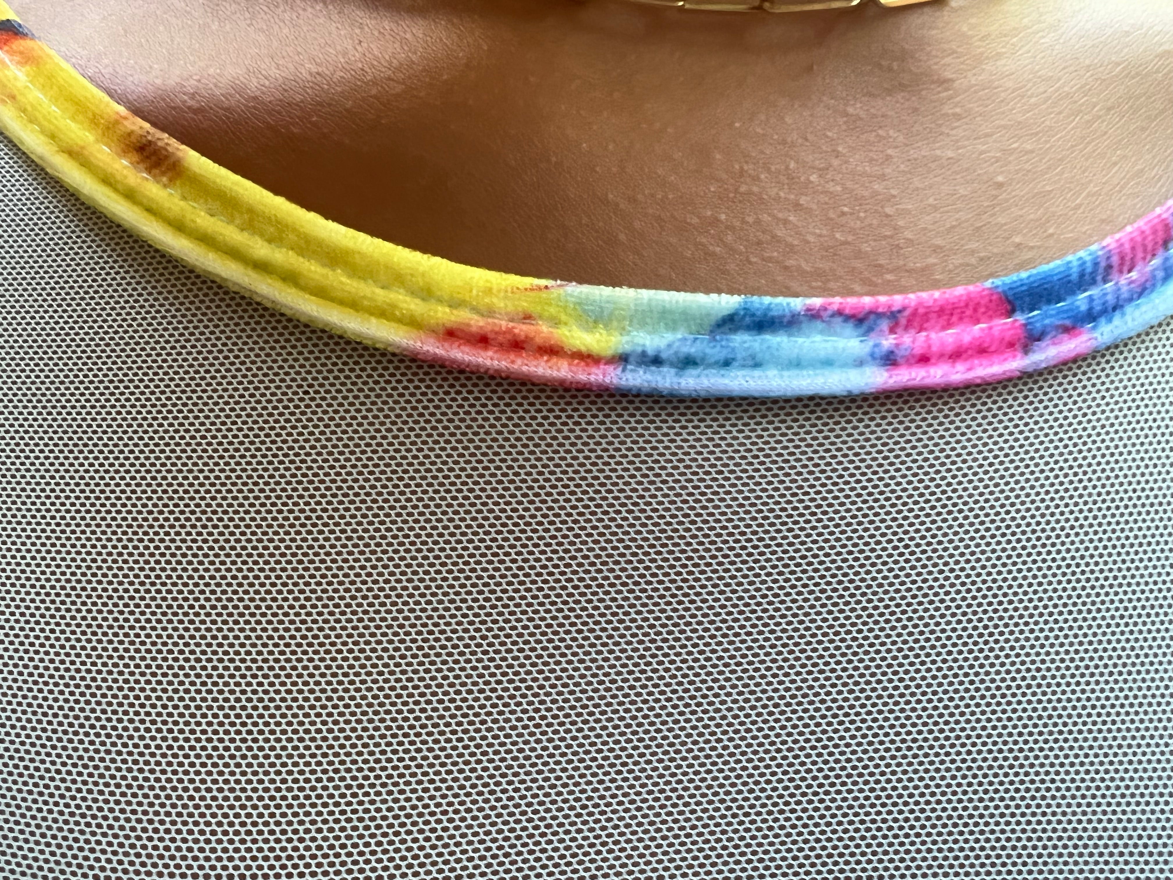 Velvet Ice Skating Dress - Aqua Feathers