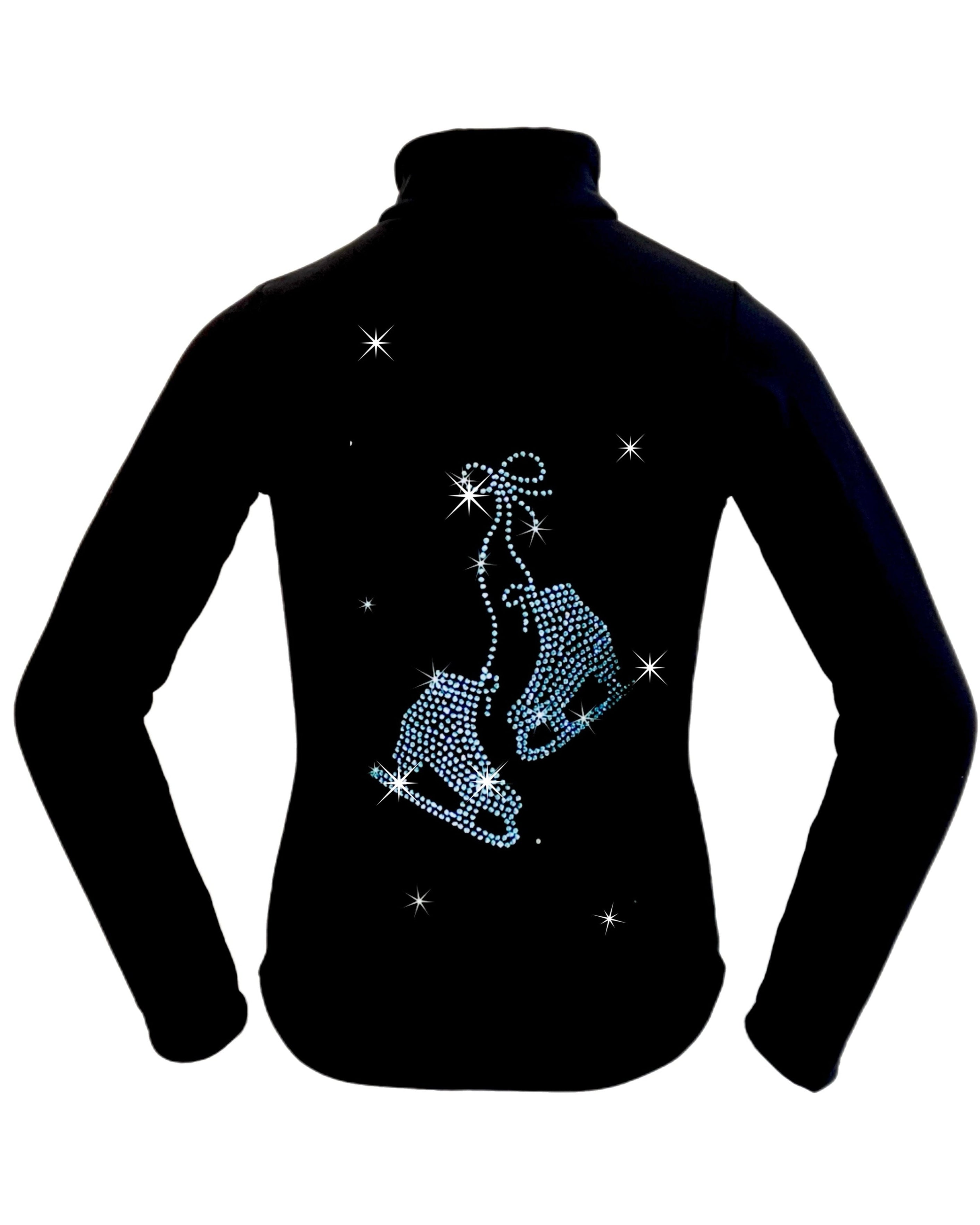 Pair of Skates - Aquamarine - Girls Ice Skating Jacket