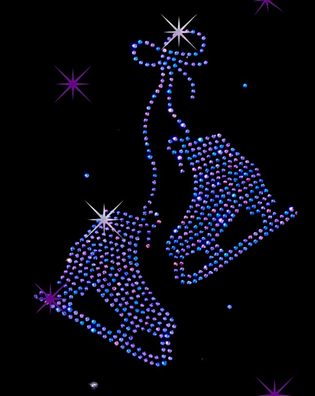 Pair of Skates - Purple Flare - Girls Ice Skating Jacket