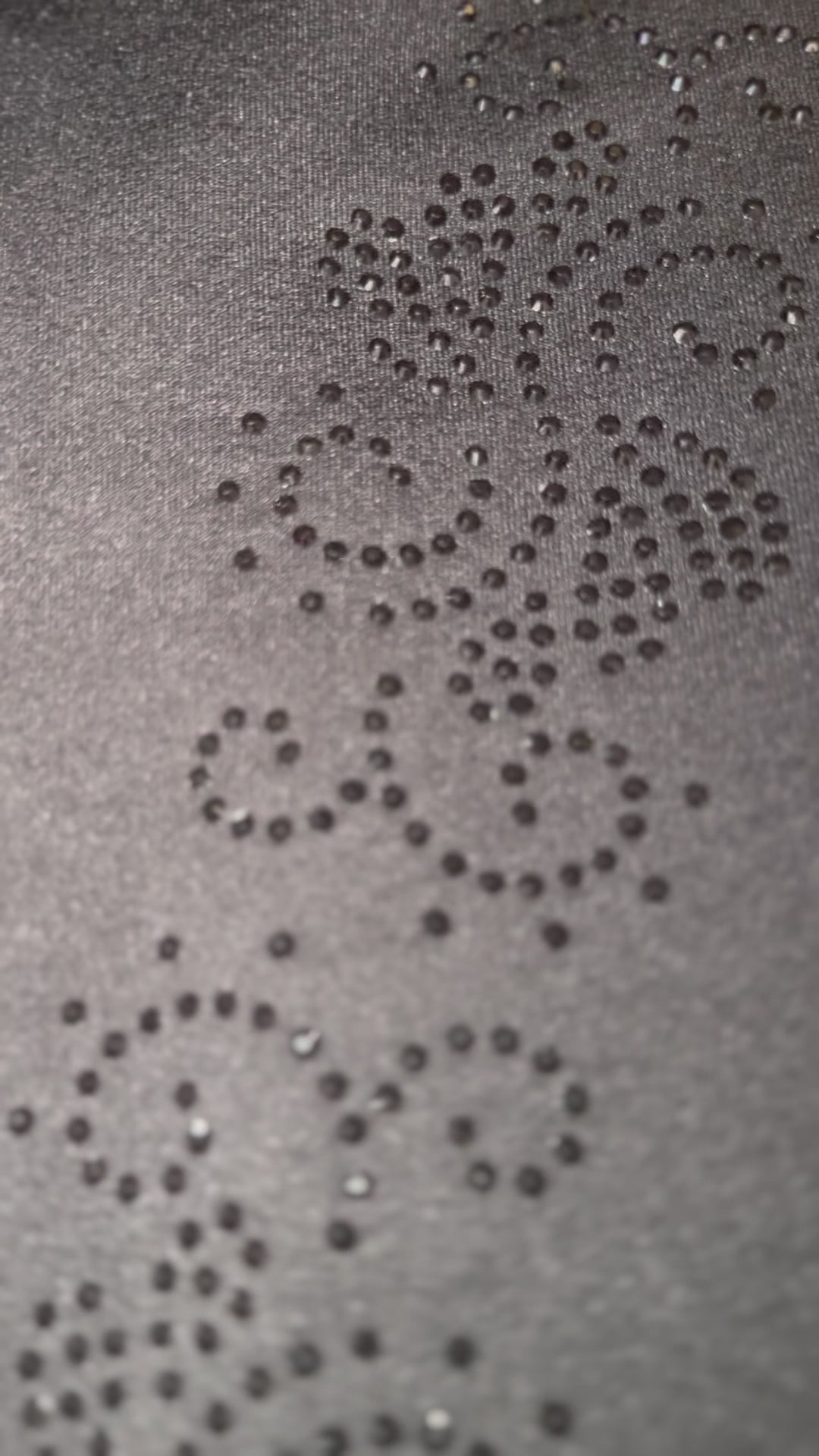 Crystals Swirls - Jet Black - Ice Skating Pants