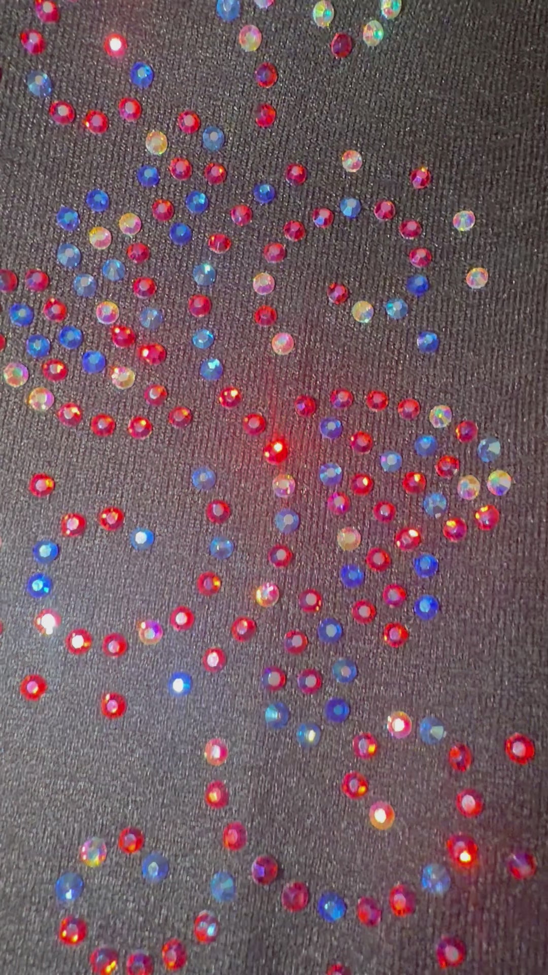 Crystals Swirls - Tricolor - Ice Skating Jacket