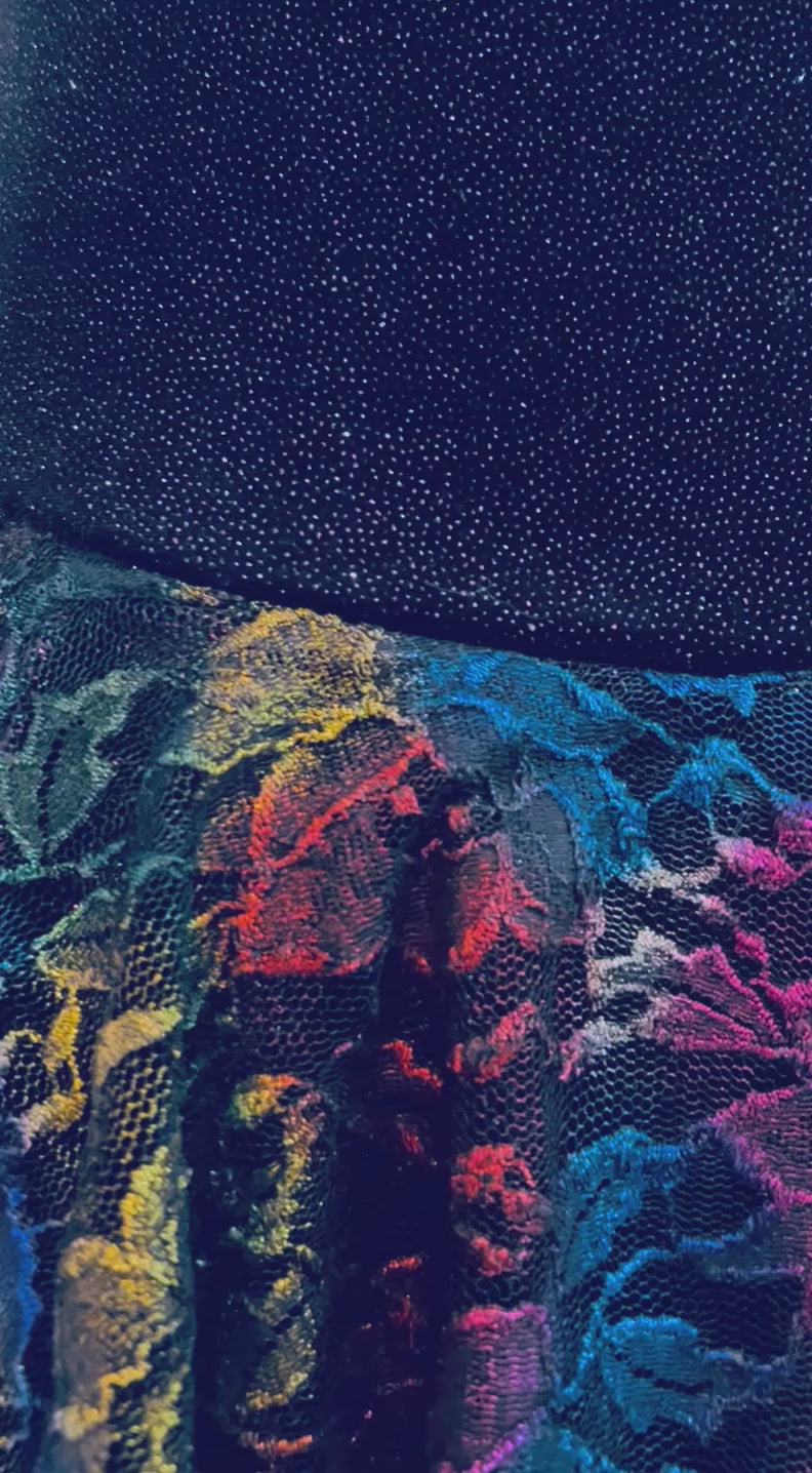 Velvet Ice Skating Dress - Black